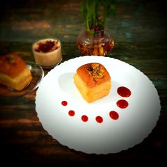 A picture of Bhaji stuffed baked cheesepav.