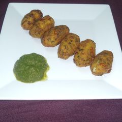 A picture of Dahi Ke Kababs.