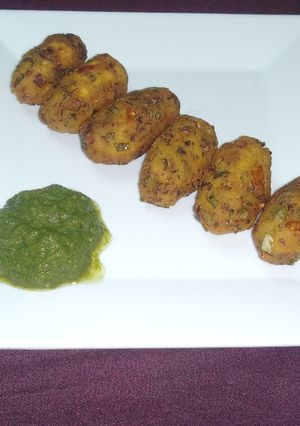 A picture of Dahi Ke Kababs.