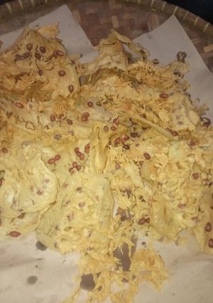 Foto resep Peyek kacang tanah👍