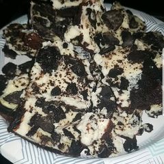A picture of Oreo Cheesecake Brownies.