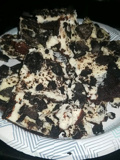 A picture of Oreo Cheesecake Brownies.