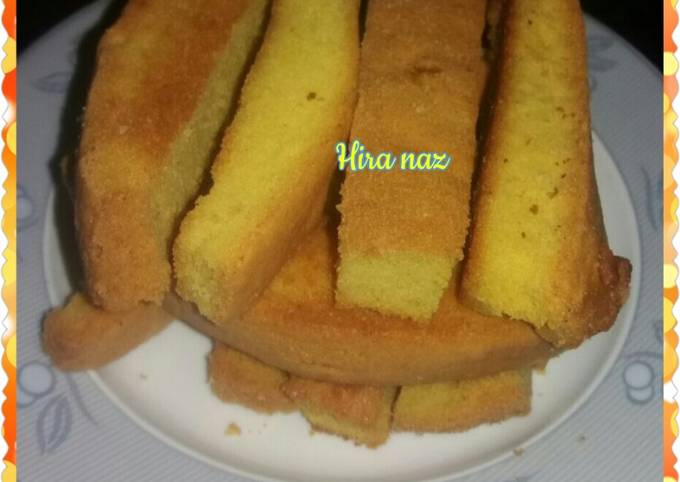 Recipe of Homemade Cake Rusk