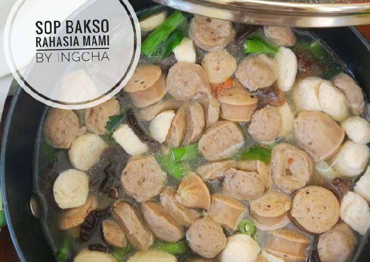 Resep Baru Sayur Sop Bakso Rahasia Mami Dijamin Enak Enak dan Sehat