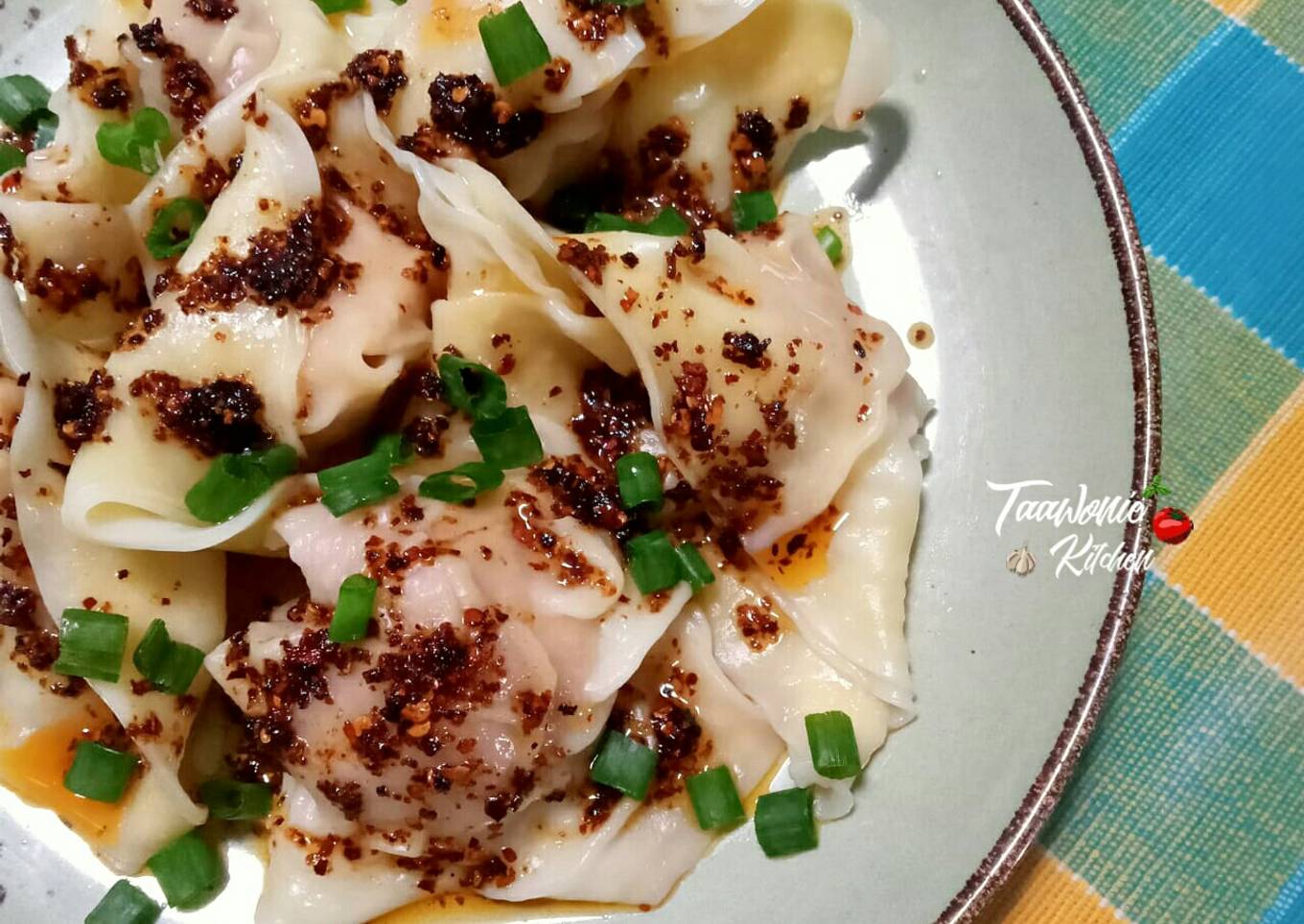 Chicken Wonton in Chili Oil