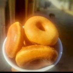 A picture of Milky doughnut.