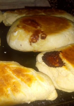 Una foto de Pan casero con queso