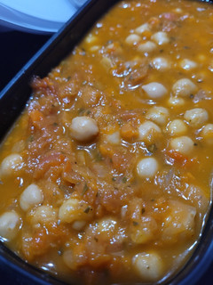 Una foto de Potaje de garbanzos especiados con Thermomix