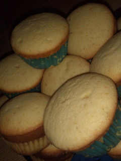 A picture of Coconut cup cakes by Asma'u umar.