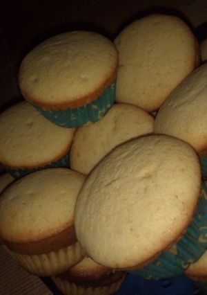 A picture of Coconut cup cakes by Asma'u umar.