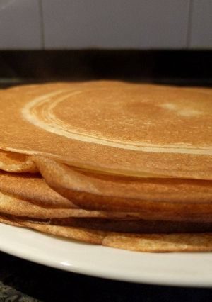 Una foto de Crepes con Nutella