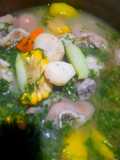 Canh xương ninh củ mã thầy