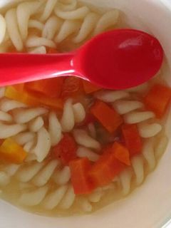 Foto resep Sop Makaroni Wortel MPASI 12m+