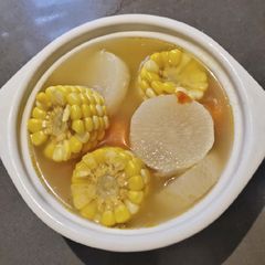 A picture of Radish Soup.