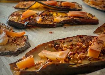 Easiest Way to Recipe Yummy Crispy And Spicy Eggplant With Smoked Cheese