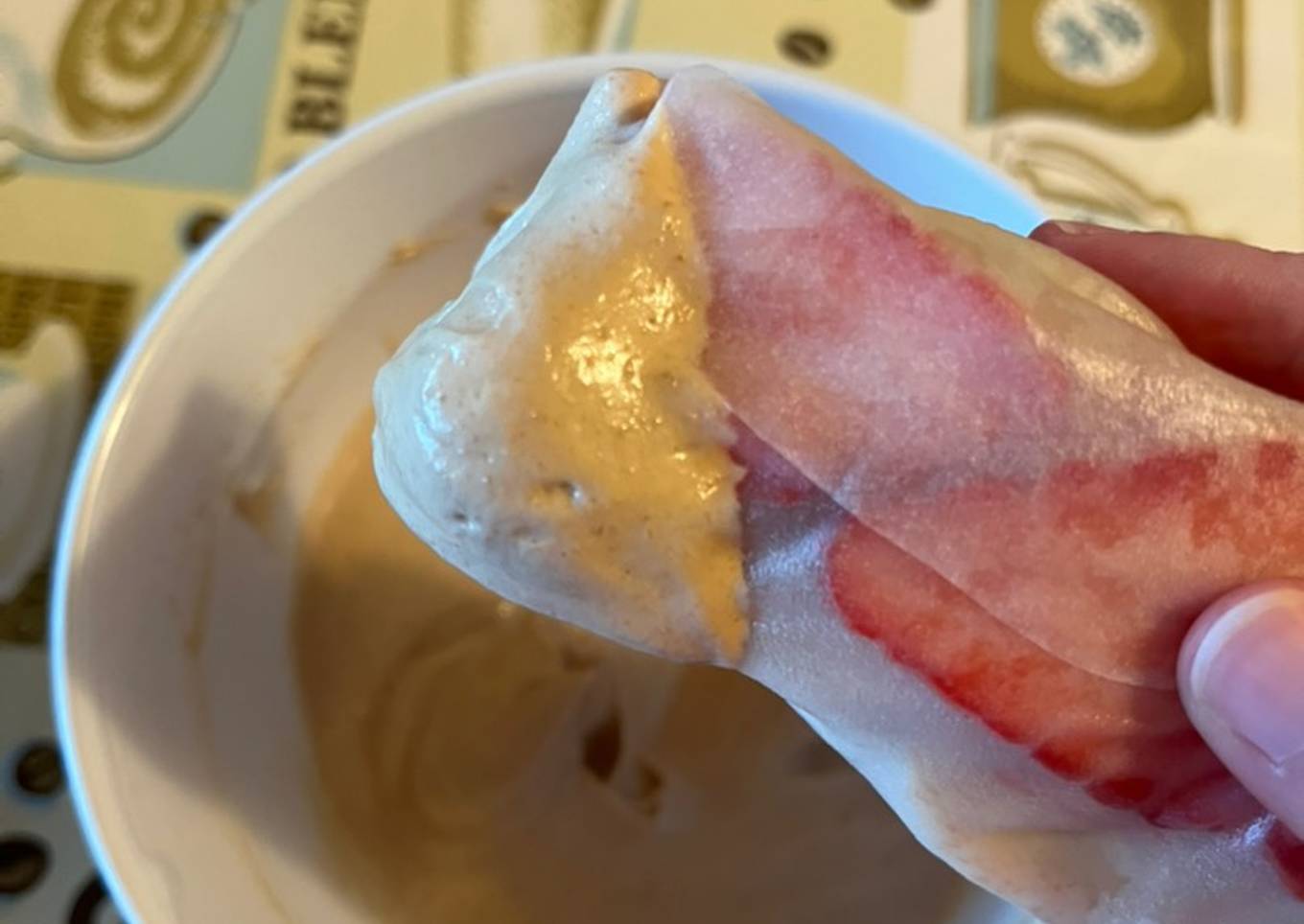 Fruit spring rolls