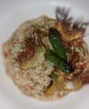 Arroz trufado con espárragos de Gavá
