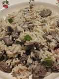 Mollejas de pollo con arroz