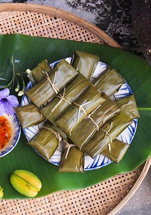 Hình của món Bánh bột lọc chay.