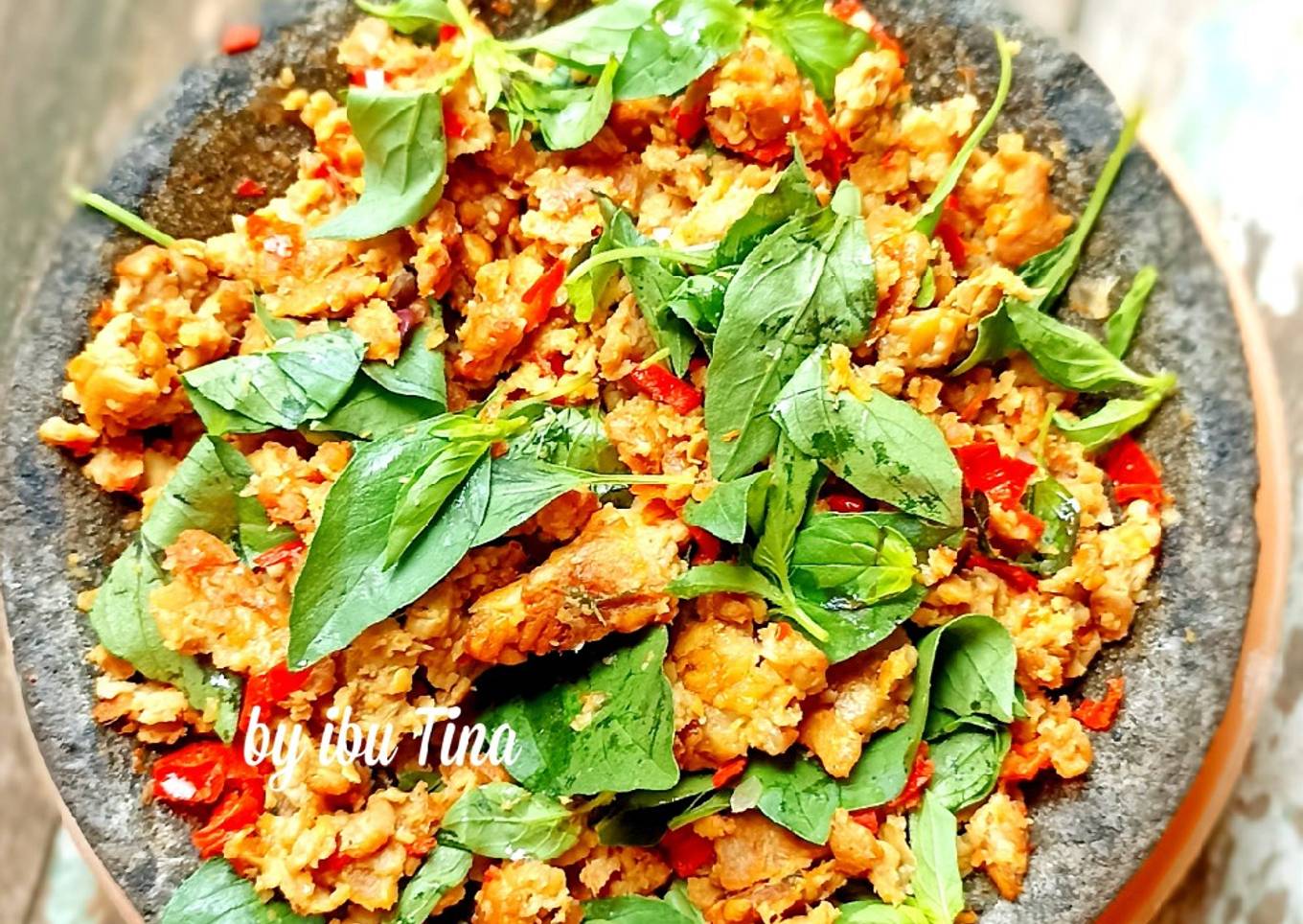 Sambel Tempe kemangi