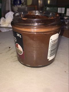 Una foto de Nutella casera totalmente vegana