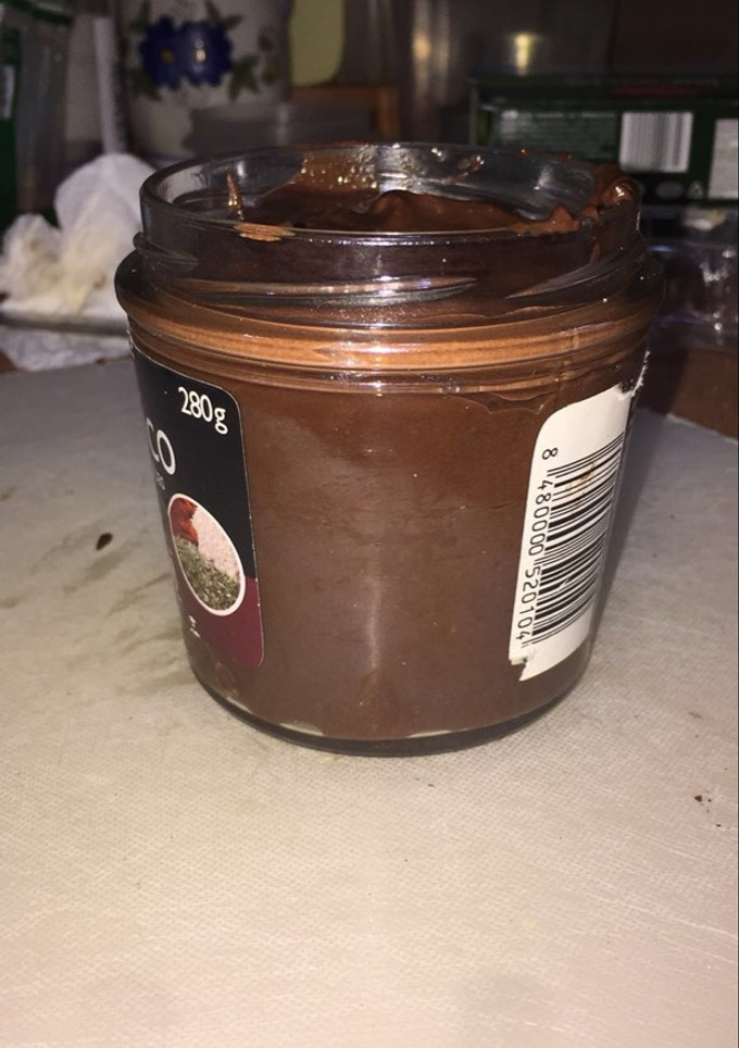 Una foto de Nutella casera totalmente vegana