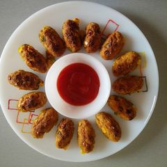 A picture of Grilled Corn Bullets.