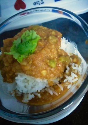 A picture of Rice bowl curry.