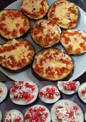 Sütőben sült sajtos padlizsán recept fotója