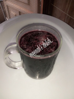 A picture of Cucumber flavoured zobo drink.