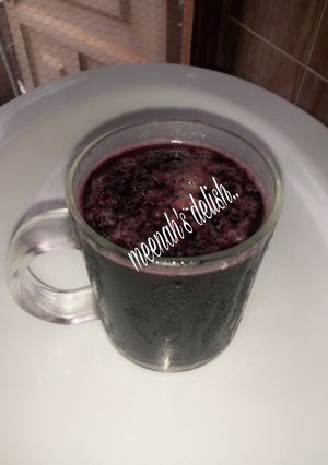 A picture of Cucumber flavoured zobo drink.