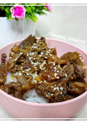Foto resep Beef Bowl anti ribet ala Yoshinoya