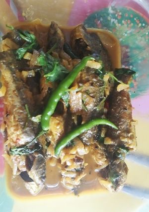 A picture of Mula Tangra (raddish with tangra fish) #win #Week 2.