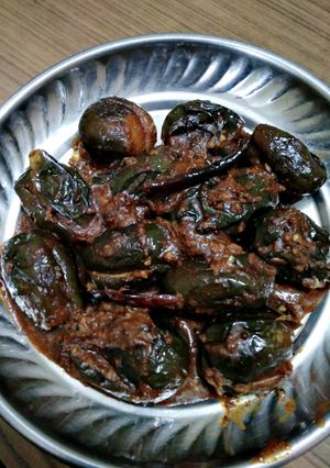 A picture of Achari Baingan.