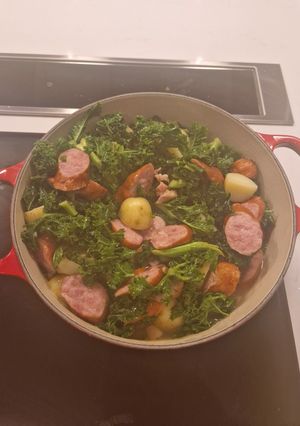 A picture of Kielbasa One Pot.