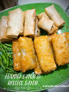 Foto resep Risoles sayur dan lumpia sayur