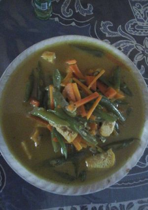 Foto resep Buncis wortel tahu bumbu kuning