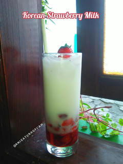 Foto resep Kuliner Khas Korea~Korean Strawberry Milk