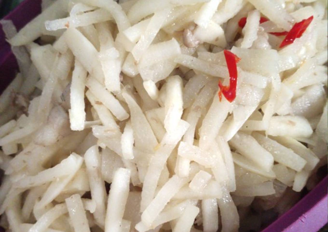 Tumis bengkuang / bengkoang