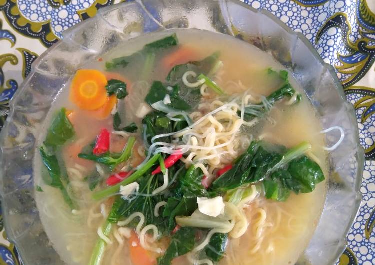 Resep 🍝🥕🥬Mie nyemek 2 mcm mie Super Enak