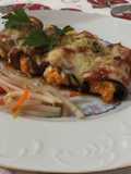 Canelones de berenjenas
