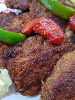 عکسی از دستور کتلت یا کباب شامی ترد😍