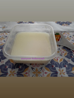 عکسی از دستور ماست خونگی
