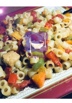 A picture of Pasta stir fry.