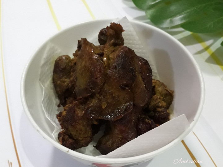 Resep Ati ayam baceman baput goreng, Enak Banget