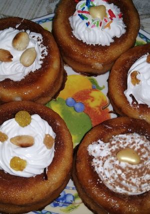 صورة لوصفة حلوة البابا بالزبيب