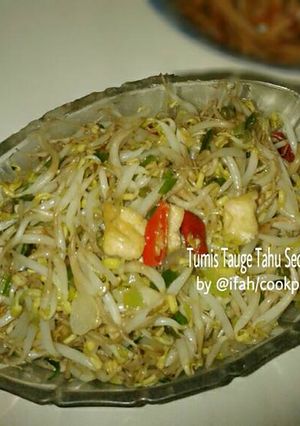 Foto resep Tumis Tauge Tahu Sederhana