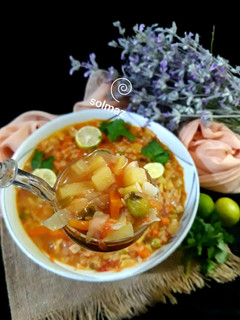 عکسی از دستور سوپ مینسترونsolmaz