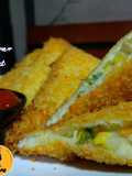 Roti Tawar Goreng Isi Rogut Ayam
