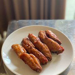 A picture of Fish sauce chicken wings| Air fryer.